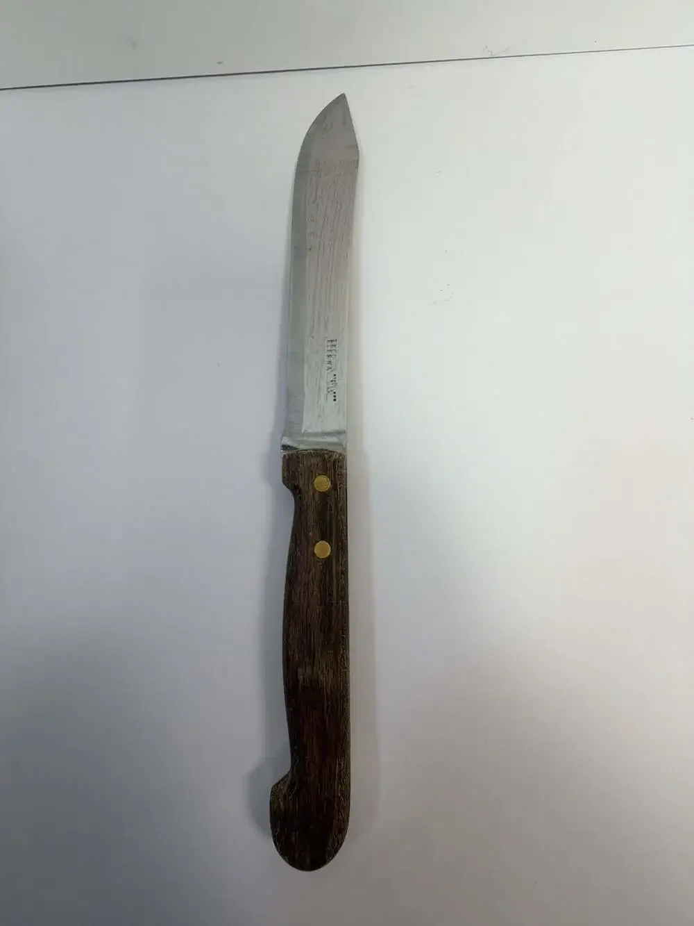 Vintage Ekco Eterna Stainless Steel Utility Knife with Wood Handle